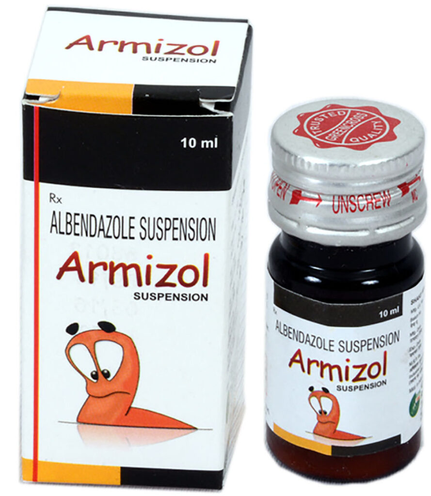 albendazole for parasitic worms